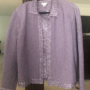 2 piece blouse and shell  excellent condition
